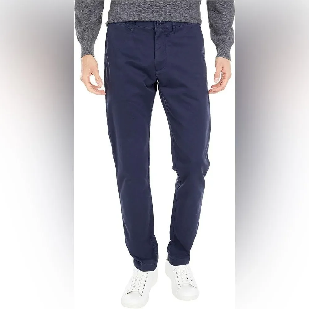 J. Crew Men's Navy Blue Broken In Chino Pants - Size 33x32